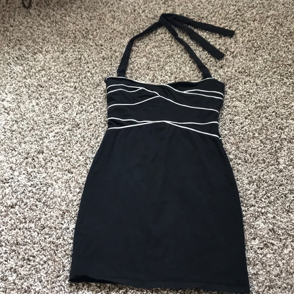 Black and white dress